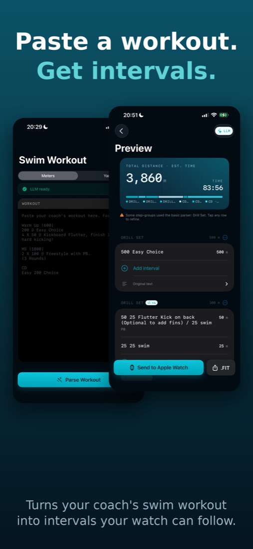 Swim Structured screenshot 1