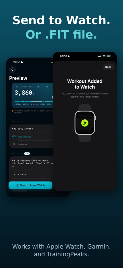 Swim Structured screenshot 3