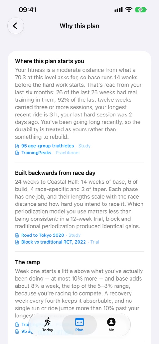 TriCoach screenshot 4